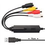 Convertisseur Video Audio Analogique Numérique USB – August VGB350 – Transférer VHS mini DV Hi8 DVD K7 sur PC