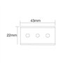 Silverline 427668 Lot de 10 Lames double extrémité pour grattoir