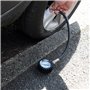 Goodyear Manomètre de pression de pneu de voiture professionnel robuste avec tuyau en caoutchouc et affichage facile à lire, réd