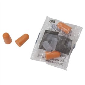 3M 1100 Lot de 50 bouchons d'oreille en mousse