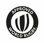 OPTIMUM Origin Epaulières de Rugby Homme, Noir/Rouge, M