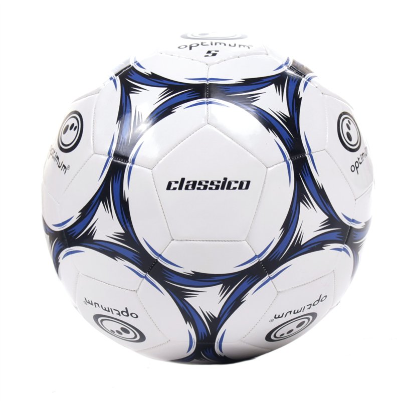 OPTIMUM Ballon de Foot Classico Ballon de Foot Classico Football, Noir/Bleu, 3