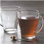 Duralex Tasses è cafè au Lait en Verre Confortable è Tasses de 350 ML pour thè, Boissons Chaudes è Lot de 12