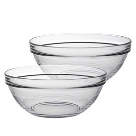 Duralex Lys en Verre Stacking Bols pour la Cuisine