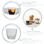 Duralex Gigogne Verre Gobelets - Verres à Boire 220ml pour l'eau, jus - Paquet de 12