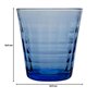 Duralex Verres è Boire Prisme - Gobelets 220 ML pour Eau, jus - Bleu - Paquet de 8