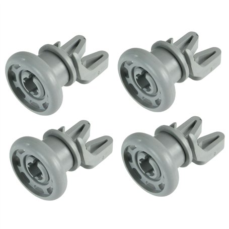 Beko Lot de 4 roulettes pour panier supérieur de lave-vaisselle