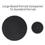 Embout en Caoutchouc avec Grande Base, Virole Autoportant 19mm pour Cannes et Bâtons de Marche - par Lifeswonderful