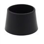16 Pièces - Embouts Viroles en Caoutchouc 20mm avec Patin Glisseur en Téflon PTFE Intégré - pour Tables, Chaises et de Meubles -