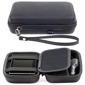 Noir Étui de Transport pour Garmin Zumo XT 595LM 396LMT-S 346LMT-S 395LM 345LM 300LM 340LM 390LM 590LM 4.3'' 5'' GPS Sat Nav ave