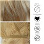 Perruque Bombshell Blonde - Cheveux ondulés de 50,8 cm de long pour soirée costumée - Déguisement cosplay - Perruque déguisée po