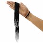 Kurtzy Cordon Collier en Polyester Noir avec Chaîne et Fermoir Mousqueton (Lot de 25) - 42,5 cm - Cordon pour Pendentif, Bracele