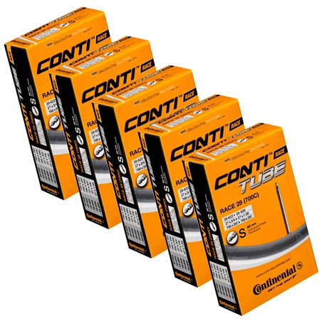 Continental Race 28 Tubes 0180000 Packs de Chambres à air Unisexe
