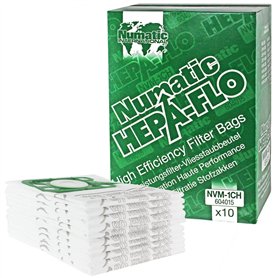 Lot de 10 sacs pour aspirateur Numatic Henry HVR200a HVR200 HVC200 Hepa-FLO SMS