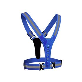Ceinture de sécurité Haute visibilité réfléchissante Clignotante pour vélo