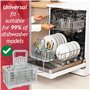 SPARES2GO Couverts Panier Cage compatible avec AEG Lave-Vaisselle (Poignée Amovible, 240 mm x 135 mm x 125 mm)
