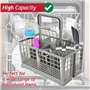 SPARES2GO Couverts Panier Cage compatible avec AEG Lave-Vaisselle (Poignée Amovible, 240 mm x 135 mm x 125 mm)