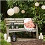 Lights4fun Guirlande Lumineuse de 16 Boules Solaires Bronzes à LED Blanc Chaud pour Extérieur