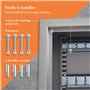 VonHaus Armoire à Clés avec Code - Coffre-Fort Sécurisée - Coffre-Fort Numérique avec Verrouillage à Solénoïde - Jusqu'à 71 Clés