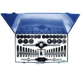 MM Grandes métriques M6- M24 Fil Jeu tarauds et filières Rethreading Set 45pc
