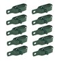 Katsu 667210 Lot de 10 tendeurs de fil de clôture électrique en acier au carbone pour bétail