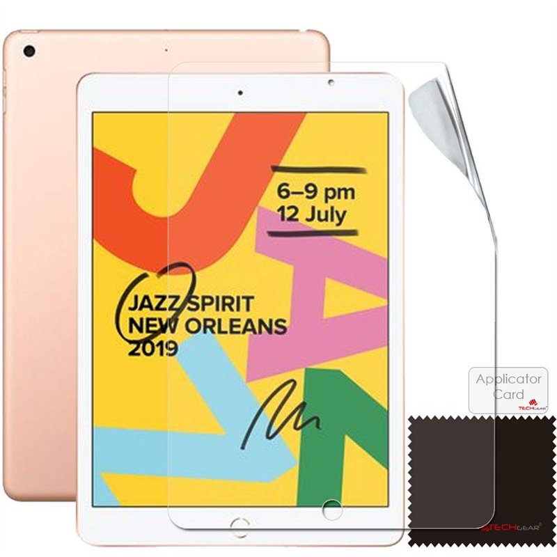 Image secondaire de TECHGEAR 3 Pack Protection Ecran pour iPad 10.2 2021/2020 / 2019 - Film de Protection Écran ULTRA CLAIR compatible avec iPad 10,