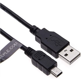 Mini USB Câble 5m Chargeur Compatible avec Garmin Nuvi 42 52 52LM 54LM 55LM 57LM 67LM 68LM 860