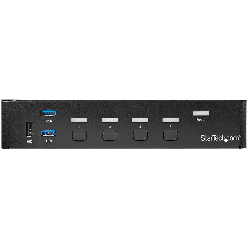 Image secondaire de StarTech.com Switch KVM USB DisplayPort à 4 ports - Commutateur écran clavier souris DP avec hub USB 3.0 intégré - 4K 30 Hz (SV4)