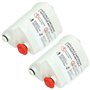 SPARES2GO Cartouches Filtrantes Anti-Calc Compatible avec Calor Fer à Vapeur (Lot de 2)