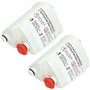 SPARES2GO Cartouches Filtrantes Anti-Calc Compatible avec Calor Fer à Vapeur (Lot de 2)