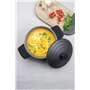MasterClass Jeu de manchons pour poignées de casseroles en fonte d'aluminium, silicone à prise facile, 3 pièces, noir