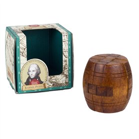 Professor PUZZLE Baril – Casse-tête Haute qualité en Bois Reconstituer Le tonneau du célèbre Admiral Nelson