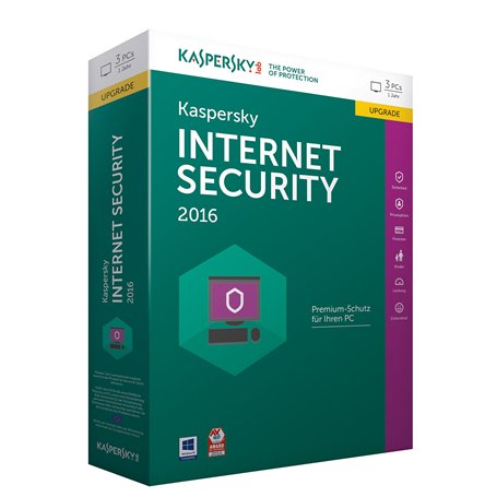 Kaspersky Internet Security 2016 Upgrade - 3 PCs / 1 Jahr [import allemand]