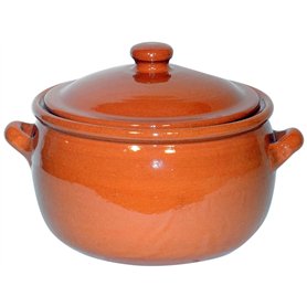 Amazing Cookware Cocotte en Terre Cuite Naturelle 3 l