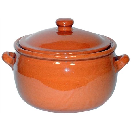 Amazing Cookware Cocotte en Terre Cuite Naturelle 3 l