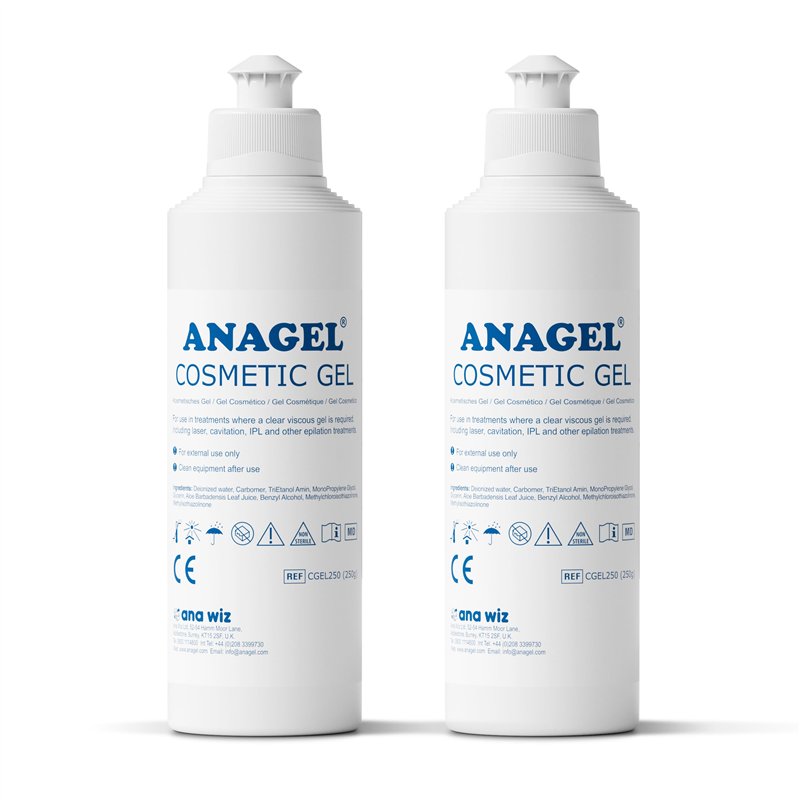 Anagel Gel cosmétique IPL/laser, 2 x 250 ml
