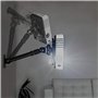 Duronic PB04XL Support pour Vidéoprojecteur Plafond Rotatif 360° Inclinable 30° et Pivotable 20° Charge maximale de 13,6 kg Bras