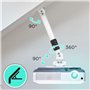 Duronic PB06XL Support pour Vidéoprojecteur Plafond Rotatif 360° Inclinable 30° et Pivotable 20° Charge maximale 13,6 kg Idéal p