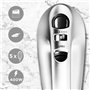 Duronic HM4 SR Batteur à main électrique 400W 5 vitesses avec fonction Turbo – Compartiment de rangement - 2 batteurs / 2 croche