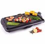 Duronic GP20 Plancha électrique antiadhésive XL 6 à 8 personnes 2000W 52 x 27 cm avec thermostat et bac à jus amovible Cuisson s