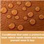 Kit d’Entretien Complet du Cuir Furniture Clinic | Nettoyant Cuir & Crème Protectrice Cuir pour Canapés, Sièges de Voiture | Net