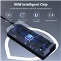 Sunydeal 90W Chargeur universel PC Portable pour Ordinateur HP ASUS Lenovo Dell Acer Toshiba Sony Fujitsu MSI Samsung JBL NUC 18
