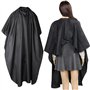 TRIXES Blouse de Salon de Coiffure Noire pour Coupes, Couleurs et mèches