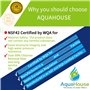 AquaHouse AH-UIF Compatible Filtre à eau universel pour réfrigérateur Samsung LG Daewoo Rangemaster Beko Haier etc Réfrigérateur