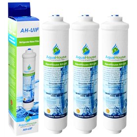 AquaHouse Filtre à eau pour réfrigérateur compatible avec Samsung LG Haier en utilisant uniquement des filtres externes (lot de