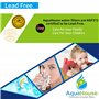 AquaHouse Filtre à eau pour réfrigérateur compatible avec Samsung LG Haier en utilisant uniquement des filtres externes (lot de 