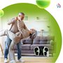 Circulatoire Pieds & Corps, Masseur Électrique Pour Jambes Lourdes, 99 Niveaux d'Intensité, EMS + TENS, electrodes pour electros