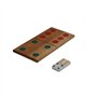 The pieces are 18cm x 9cm x 10cm. by Uber Games