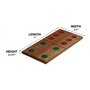 Giant Dominoes Set - Giant sized version of the classic dominos game, The pieces are 18cm x 9cm x 10cm. by Uber Games