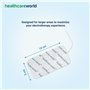 Électrodes de Grande Dimension pour appareils de Stimulation tENS EMS 16 pièces - 100 mm x 50 mm